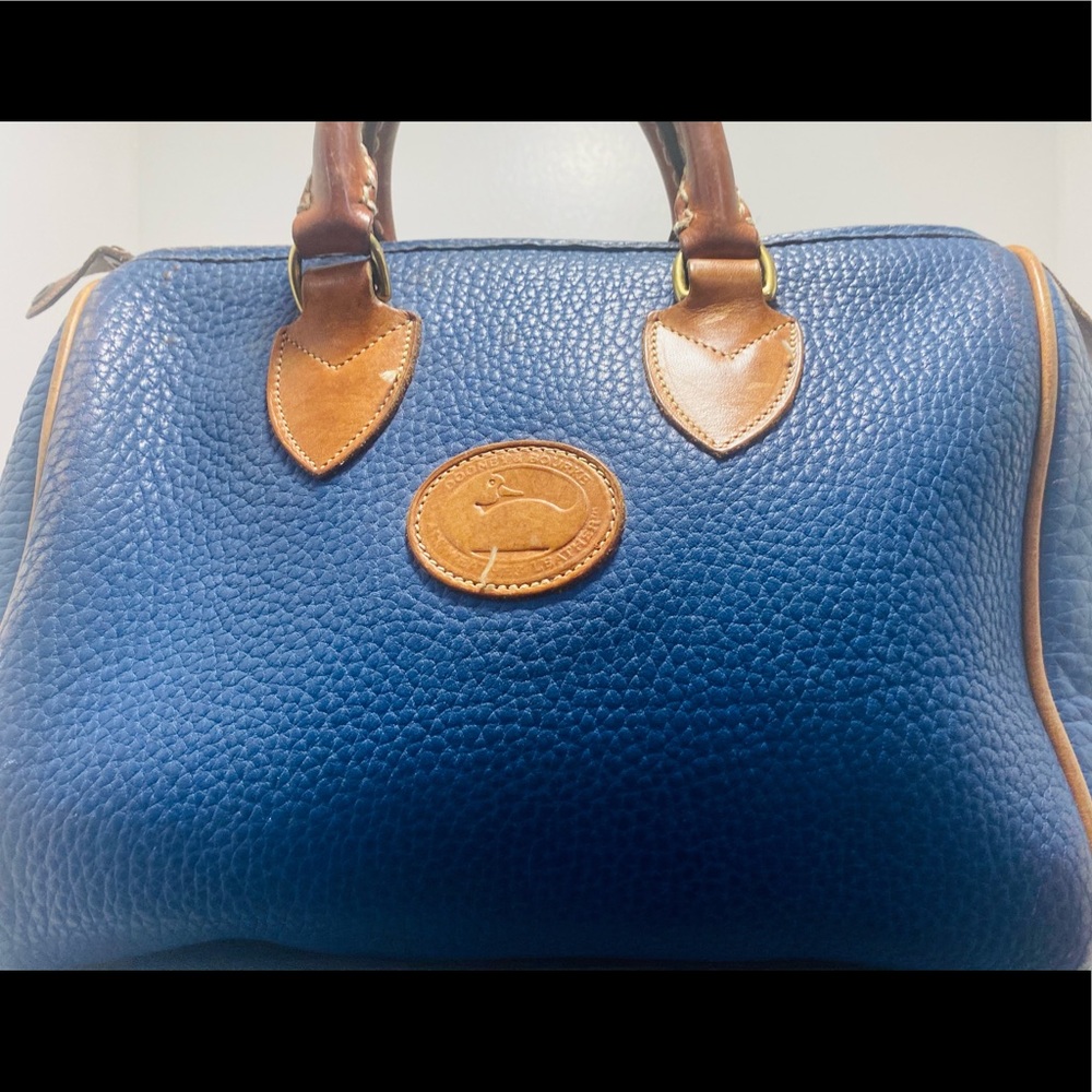 Vintage Dooney and Bourke blue speedy bag